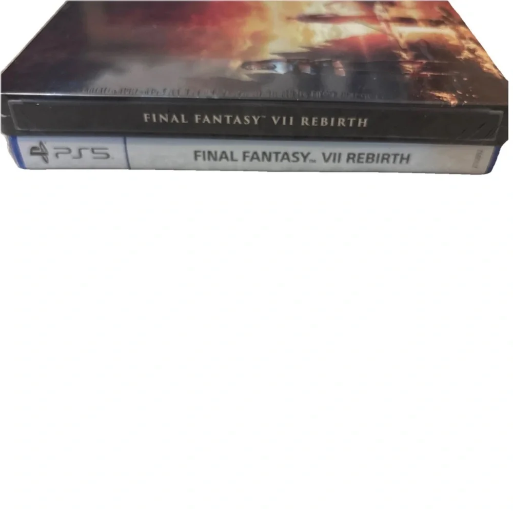 Final Fantasy VII 7 Rebirth Game & Rebirth Steelbook Case For Sony PS5 Sealed